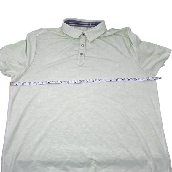 Tommy Bahama Men's Large Polo Short Sleeve Shirt Light Heather Green - Picture 12 of 15